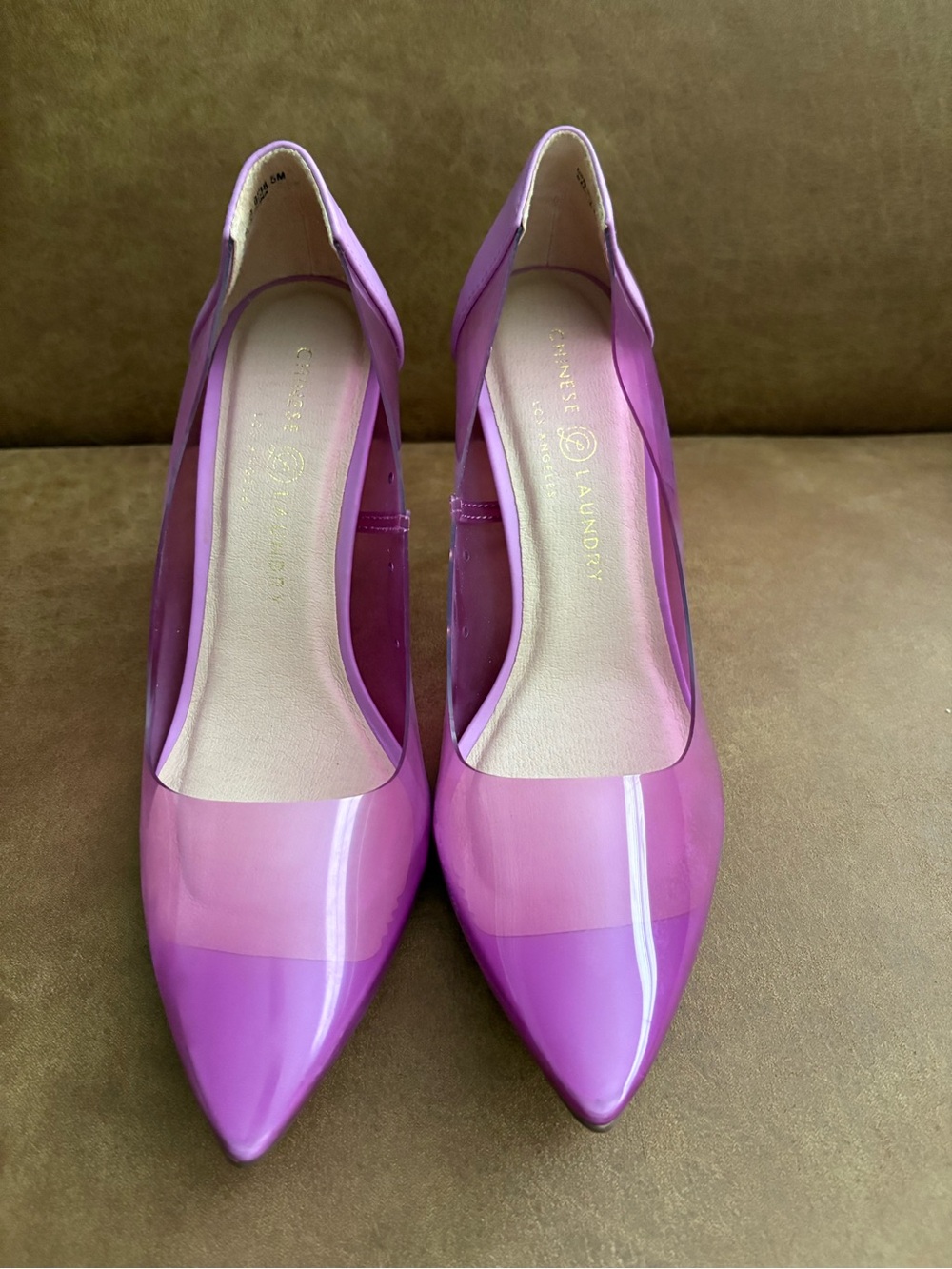 Chinese Laundry Women's Darling Heels.  Size 8. Purple. NIB - Picture 2 of 9